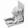 vidaXL Kirjatuet 2 kpl Hopea 12 x 15 x 18 cm Alumiini