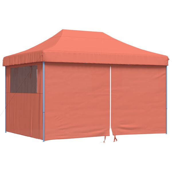 vidaXL Juhlateltta Terrakotta 279 x 410 x 315 cm Oxford-kangas