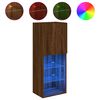 vidaXL TV-tasosetti 16.0 x 11.8 x 40.2 in Brown Oak