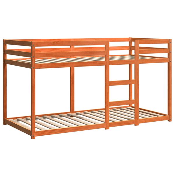 vidaXL Kerross&auml;nky vahanruskea 75x190 cm t&auml;ysi m&auml;nty