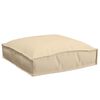vidaXL Kuormalavatyyny istuimelle 4 pcs Beige 40 x 40 x 8 cm