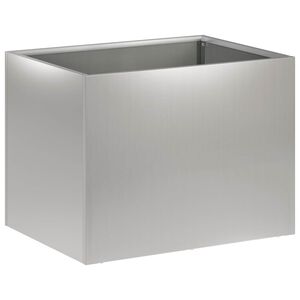 vidaXL Puutarha ruukku Hopea 40 x 30 x 30 cm Galvanoitu ter&auml;s