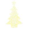vidaXL Joulukuusi 100 LED-valoilla L&auml;mmin valkoinen 120 cm Akryyli