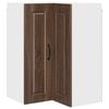 vidaXL Sein&auml;n kulmarcabinett PORTO Ruskea tammi 57 x 57 x 80 cm