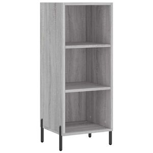 vidaXL Senkki harmaa Sonoma 34,5x32,5x90 cm tekninen puu