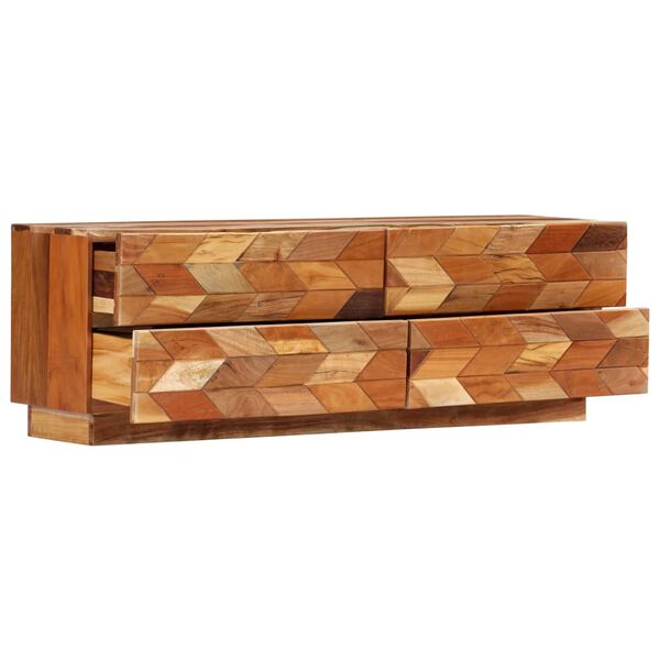 vidaXL TV-taso 120x30x40 cm kierr&auml;tetty t&auml;ysi puu