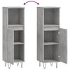 vidaXL Kylpyhuoneen kaappi betoninharmaa 30x30x100 cm tekninen puu
