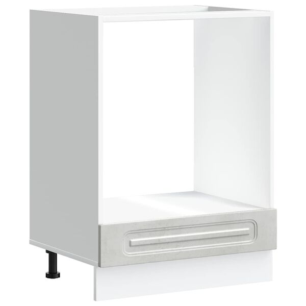 vidaXL Uunikaappi Kalmar betoninharmaa tekninen puu