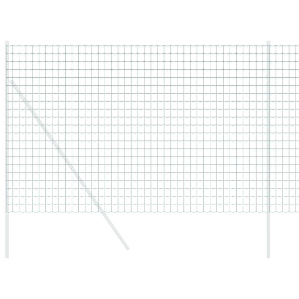 vidaXL Euroaita Vihreä 1.6 x 10 m PVC-pintainen rauta