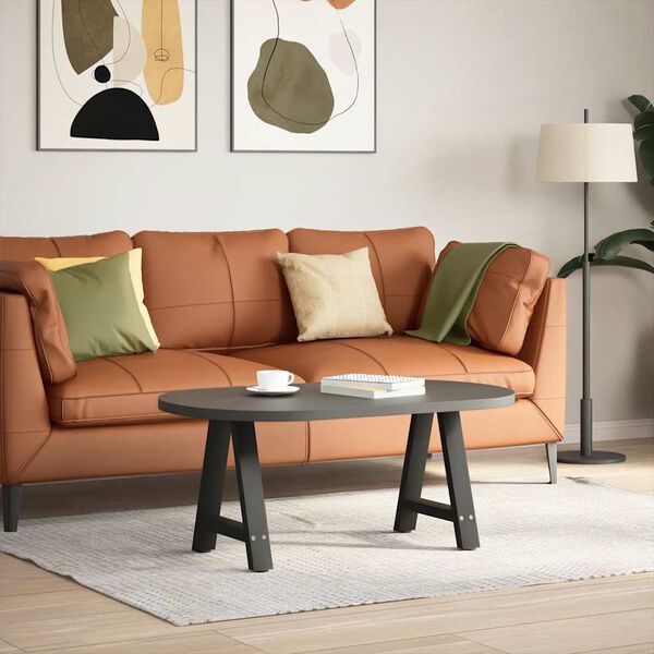 vidaXL Sohvap&ouml;yd&auml;n jalat A-muotoiset 2 kpl musta 38x(42-43) cm ter&auml;s