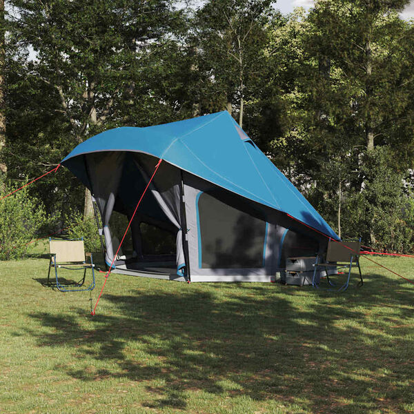 vidaXL Perhe Tipi Teltta katolla Sininen ja harmaa 508 x 470 x 300 cm