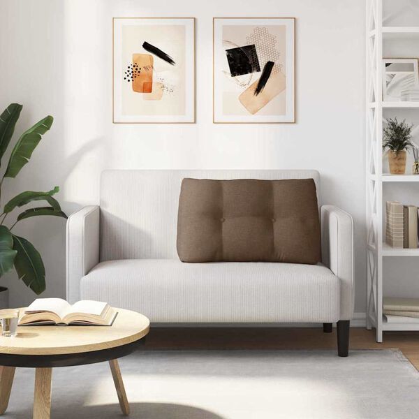 vidaXL Selk&auml;tyyny Ruskea 80 x 24 x 50 cm kangas