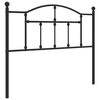 vidaXL Metallinen vaihtop&auml;&auml;ty musta 107 cm