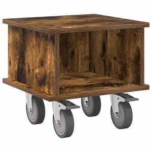 vidaXL TV-teline Savup&auml;hkin&auml; 37 x 35 x 35 cm Tekninen puu