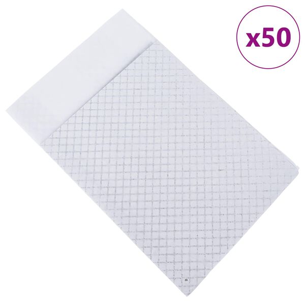 vidaXL Lemmikkikoulutuspadi Yksivärinen 50 pcs 90 x 60 cm