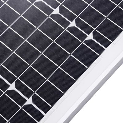 vidaXL Aurinkopaneelit 2kpl 100 W yksikiteinen alumiini ja turvalasi