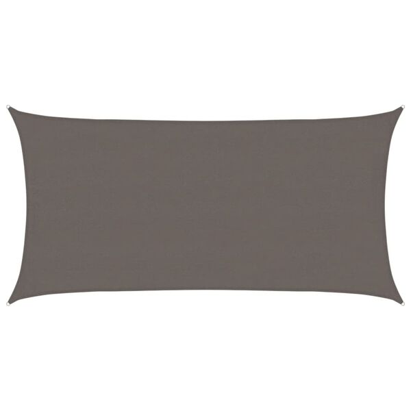 vidaXL Aurinkopurje 160 g/m&sup2; antrasiitti 4x7 m HDPE