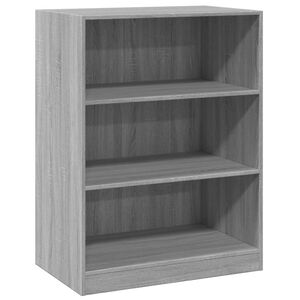 vidaXL Vaatekaappi harmaa Sonoma 77x48x102 cm lastulevy