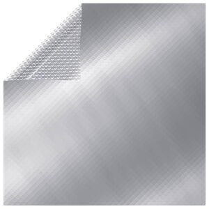 vidaXL Uima-altaan suoja suorakulmainen 1000x600 cm PE hopea
