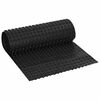 vidaXL Kolopohjainen vedenpoistolevy Musta 0,5 x 10 m HDPE