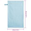 vidaXL Urheilupyyhkeet 2 pcs Sininen 50 x 30 cm