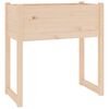 vidaXL Kukkalaatikko 78x40x81 cm t&auml;ysi m&auml;nty