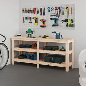 vidaXL Ty&ouml;penkki 181x50x80 cm t&auml;ysi m&auml;nty