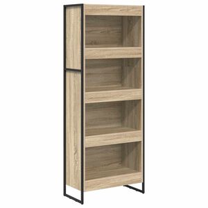 vidaXL Kirjahylly 60 x 30 x 155 cm Tekninen puu Sonoma