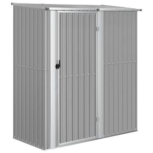 vidaXL Puutarhavaja harmaa 180,5x97x209,5 cm galvanoitu ter&auml;s