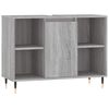 vidaXL Kylpyhuoneen kaappi harmaa Sonoma 80x33x60 cm tekninen puu
