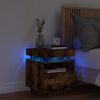 vidaXL Y&ouml;p&ouml;yt&auml; LED-valoilla savutammi 40x39x48,5 cm