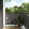 vidaXL Parvekesuoja antrasiitti 300x90 cm polyrottinki