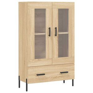 vidaXL Kaappi Sonoma-tammi 69,5x31x115 cm tekninen puu