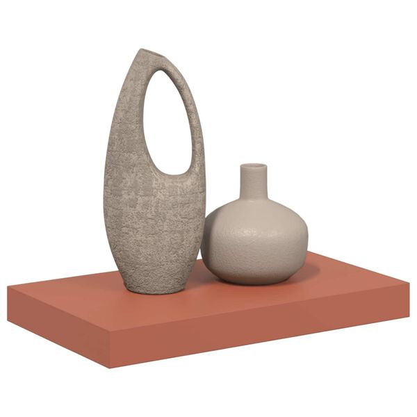 vidaXL Sein&auml;hylly Punainen 40 x 23,5 x 4 cm Tekninen puu