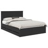 vidaXL S&auml;ngyn runko laatikon kanssa Musta 5FT King Size Insin&ouml;&ouml;ripuuta