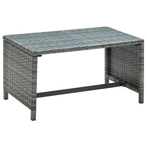vidaXL Sohvap&ouml;yt&auml; antrasiitti 70x40x38 cm polyrottinki