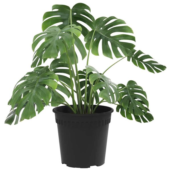 vidaXL Py&ouml;re&auml; kukkaruukku 24 pcs Musta &Oslash; 19 x 16 cm Muovi