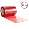 vidaXL Oviverho punainen 300 mm x 2,6 mm 25 m PVC
