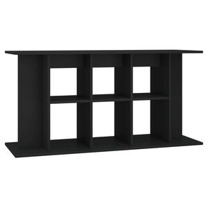 vidaXL Akvaarioteline musta 120x40x60 cm tekninen puu