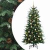 vidaXL Salkomallinen tekoinen joulukuusi 150 cm 150 LEDi&auml;