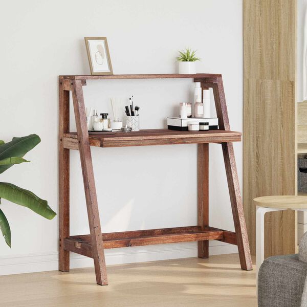 vidaXL P&ouml;yt&auml; Ruskea 90 x 50 x 103 cm Kierr&auml;tetty massiivinen puu