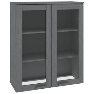vidaXL Yl&auml;kaappi HAMAR tummanharmaa 85x35x100 cm t&auml;ysi m&auml;nty