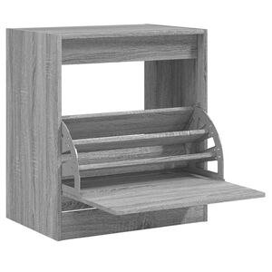 vidaXL Kenk&auml;kaappi harmaa Sonoma 60x42x69 cm tekninen puu