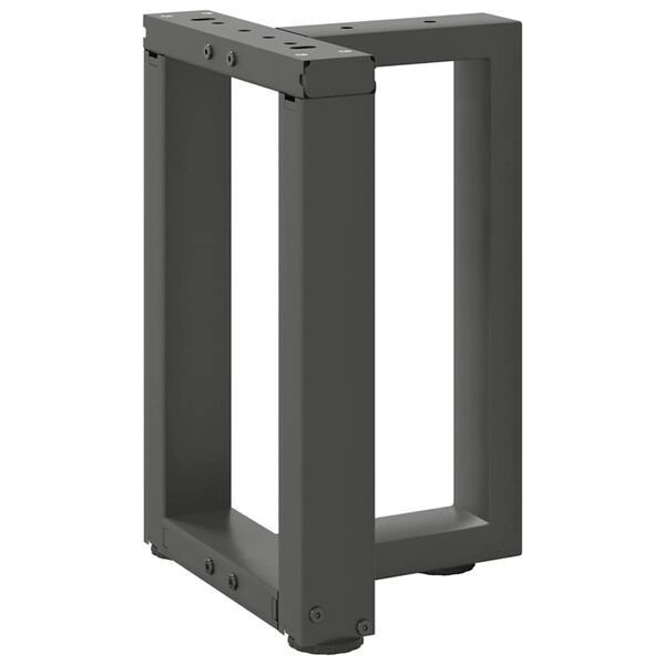 vidaXL Sohvap&ouml;yd&auml;n jalat T-muotoiset 2 kpl antrasiitti 38x25x(42-43) cm ter&auml;s