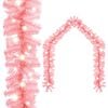 vidaXL Jouluk&ouml;ynn&ouml;s LED-valoilla 20 m pinkki