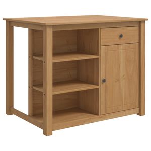 vidaXL Keitti&ouml;saari Setti 2 kpl PANAMA Hunajavaha 112 x 77 x 90 cm