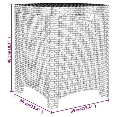 vidaXL 3-osainen Puutarhatuolisarja tyynyillä PP rottinki grafiitti
