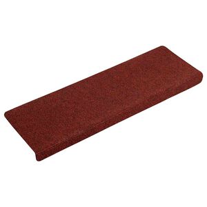 vidaXL Porrasmatot itseliimautuvat 15 kpl 65x21x4 cm viininpunainen suorakaiteen muotoinen reuna