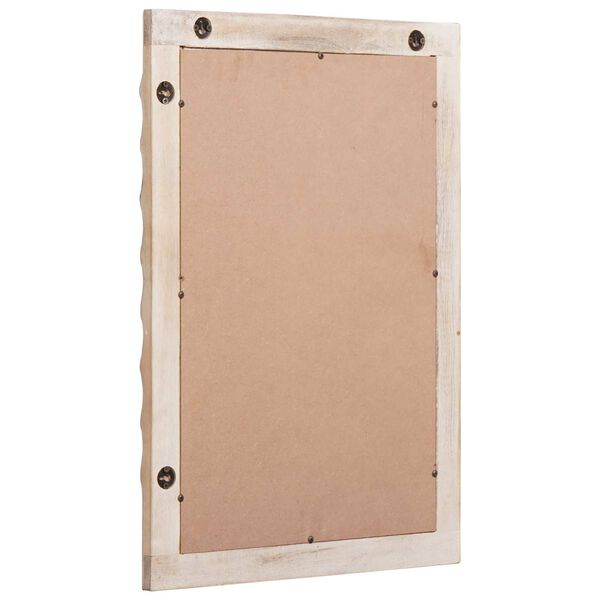 vidaXL Kylpyhuoneen peili Valkoinen pesu viimeistely 50 x 70 x 2,5 cm