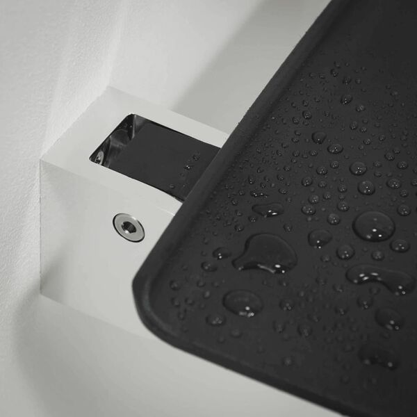 Tiger Comfort & Safety Taitettava suihkuistuin Boston harmaa